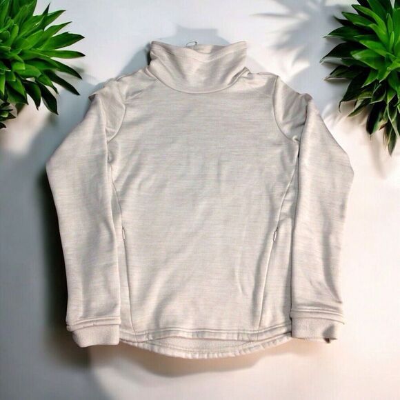 Spyder Active Women’s Pullover Sweater Drawstring Mock Neck Pockets Medium - Picture 1 of 7